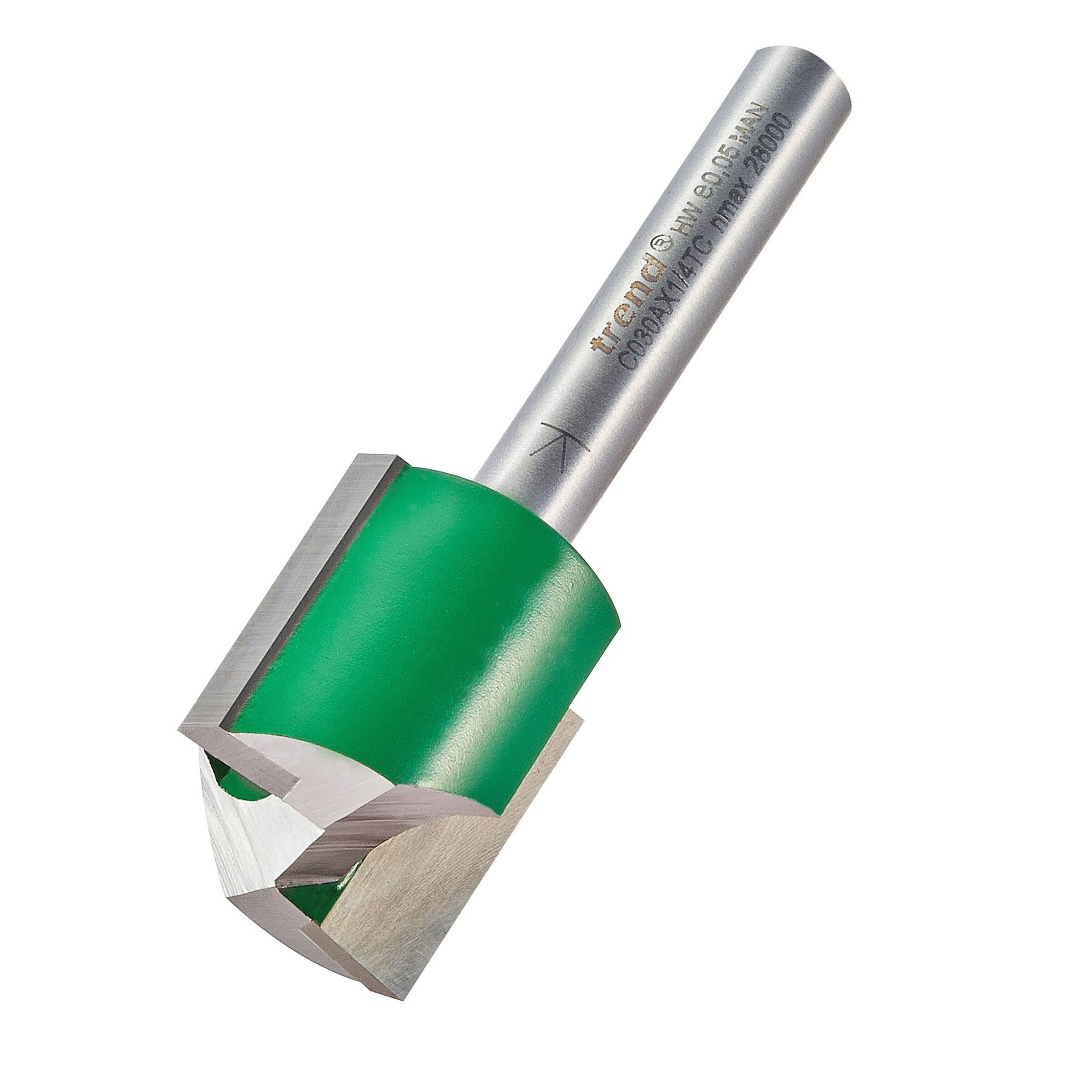 Trend C030AX1/4TC Two Flute Cutter 20mm Diameter