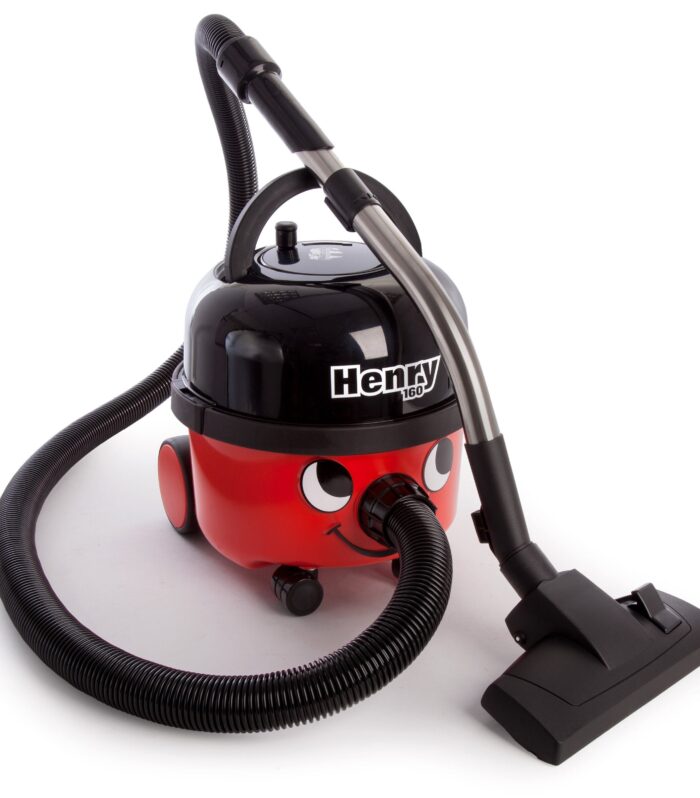Numatic Henry HVR160 Compact Bagged Cylinder Vacuum Cleaner in Red / Black 110V