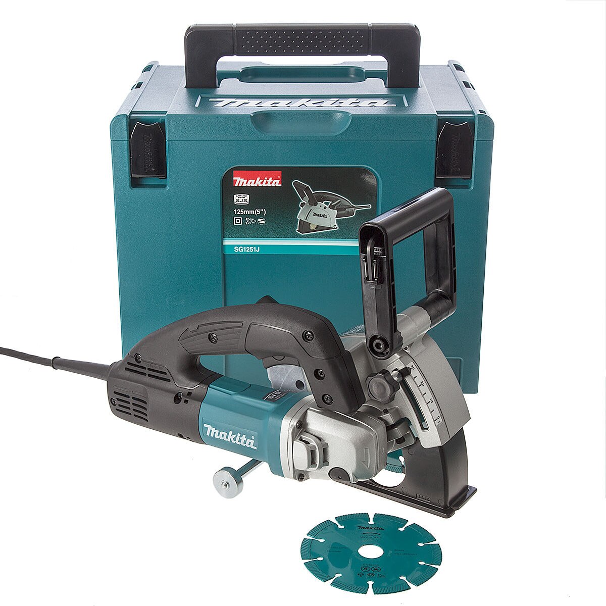 Makita SG1251 1400W Wall Chaser in Makpac Case 125mm (240V)