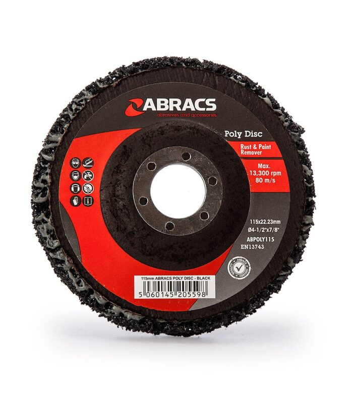 Abracs ABPOLY115 Expert Black Poly Disc 115mm