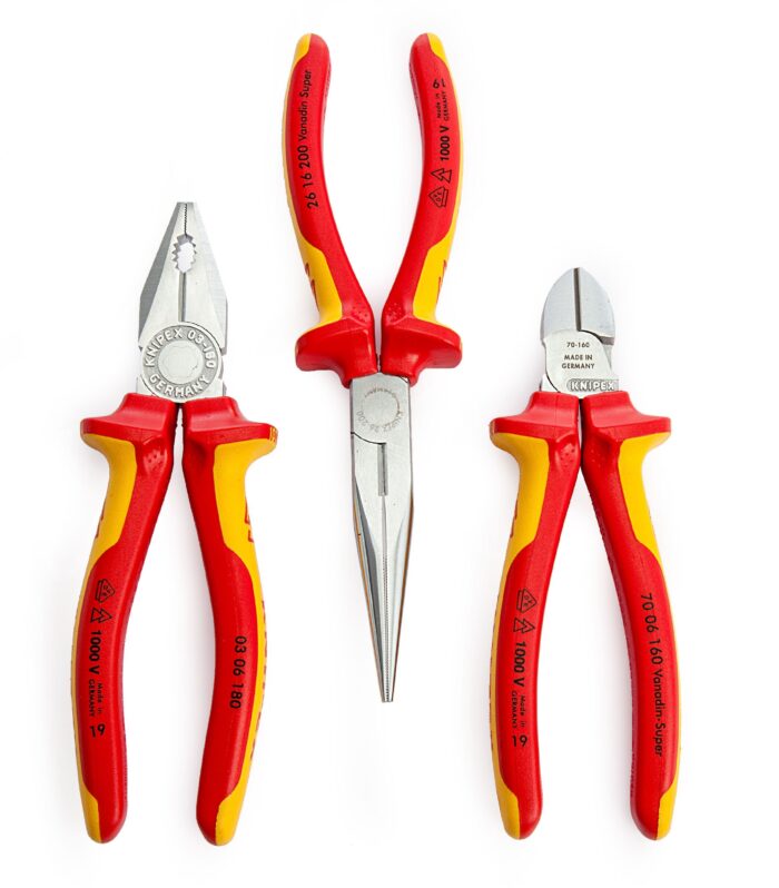Knipex 00 20 12 VDE Electro Plier Set (3 Piece)