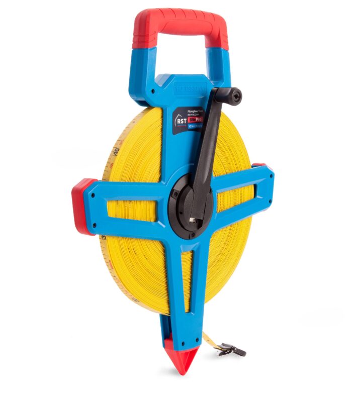 RST RKM71000M Fibreglass Open Frame Tape Measure 100m