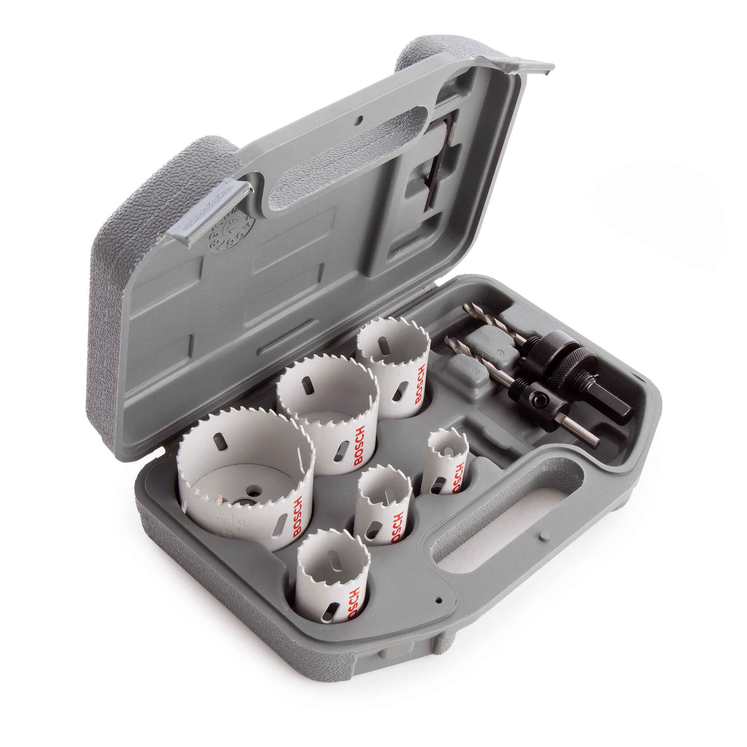 Bosch 2608580804 HSS Bi-Metal Hole Saw Set for Electricians 20 - 64mm (9 Piece)