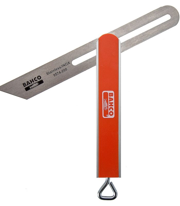 Bahco 9574-200 Steel Blade Bevel Square 200mm
