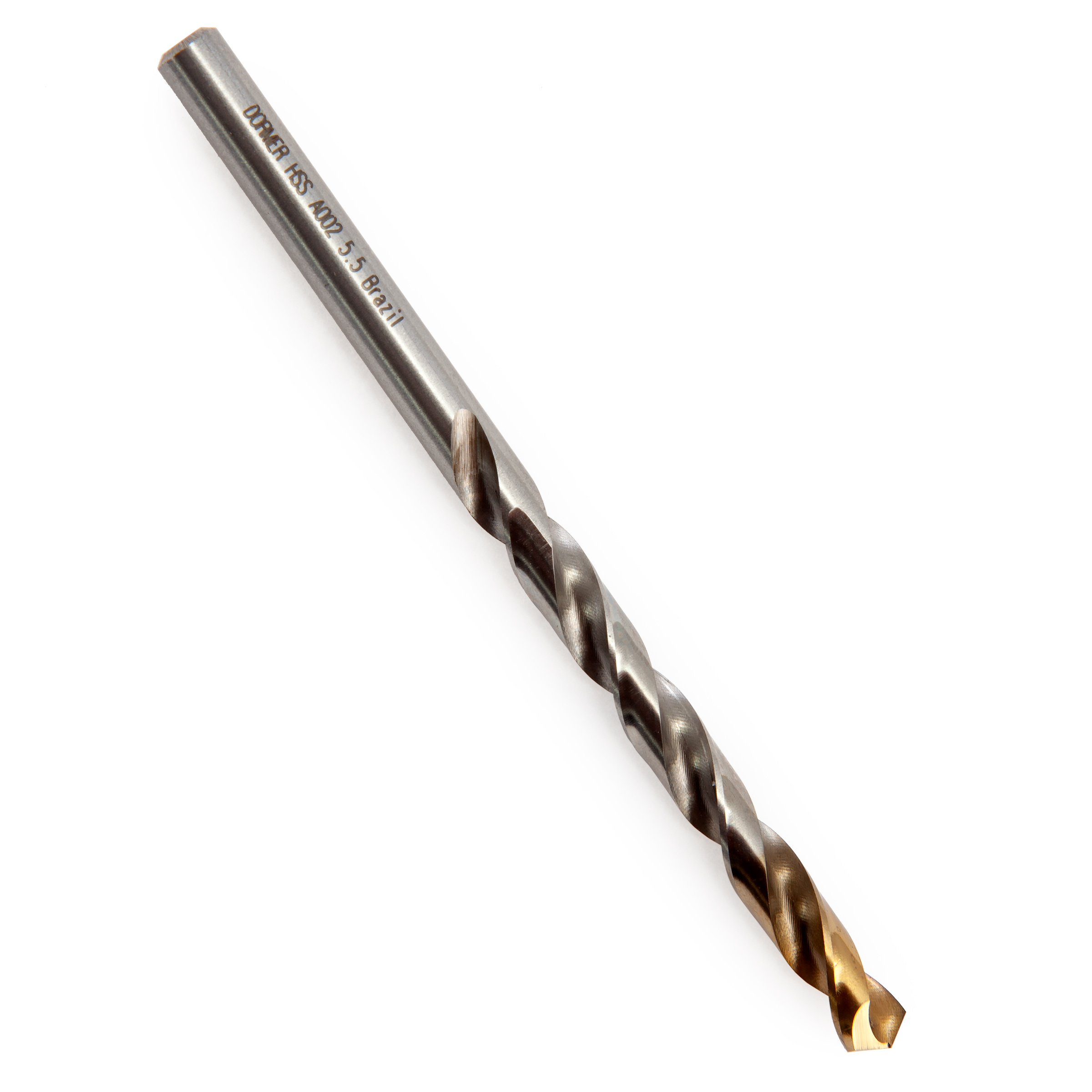 Dormer A0025.5 HSS TiN-Tip Jobber Drill Bit 5.5mm (Pack of 10)