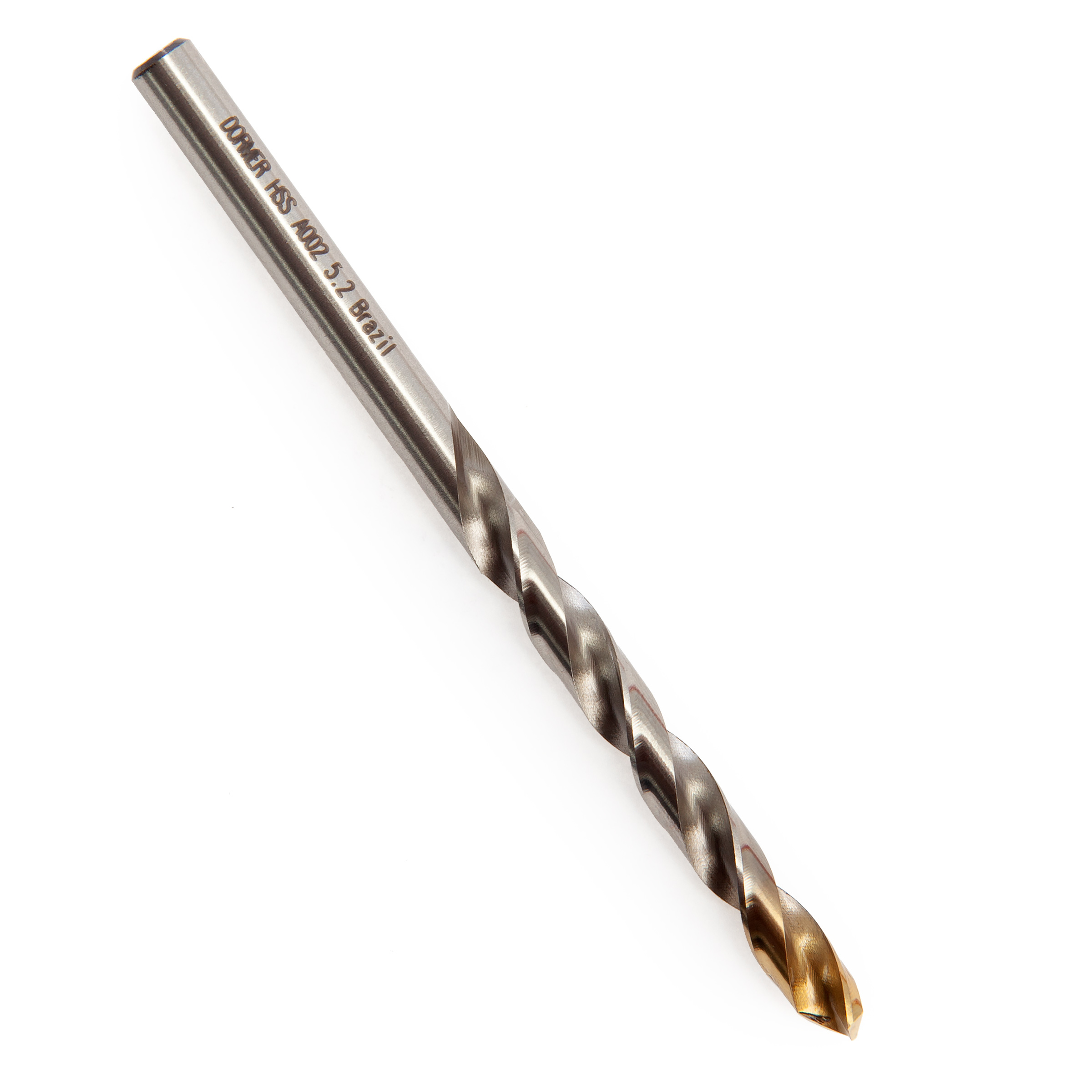 Dormer A0025.2 HSS TiN-Tip Jobber Drill Bit 5.2mm (Pack of 10)
