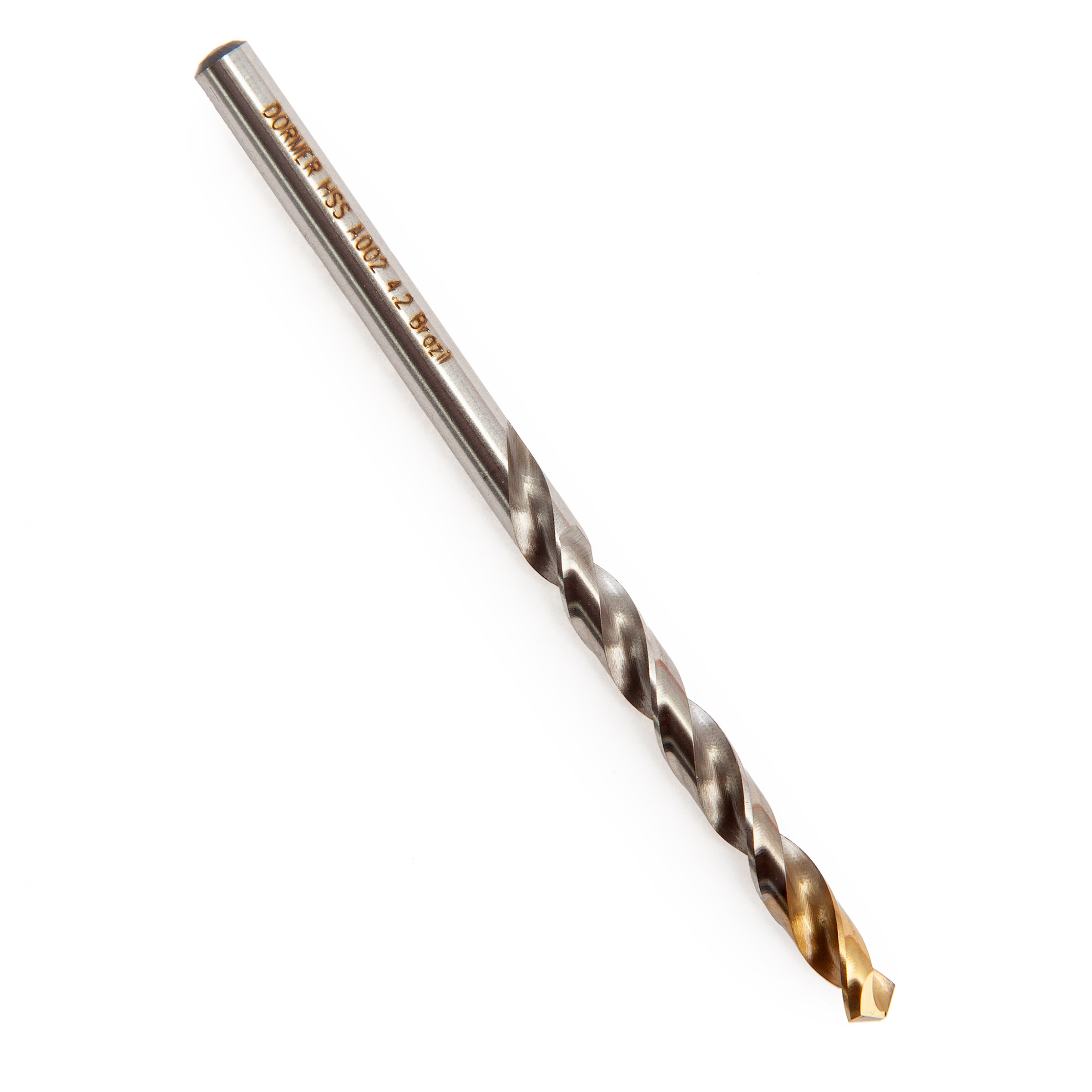 Dormer A0024.2 HSS TiN-Tip Jobber Drill Bit 4.2mm (Pack of 10)