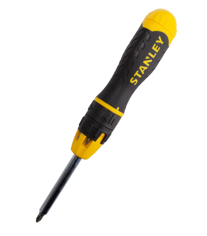 Stanley 0-68-010 Multibit Ratchet Screwdriver + 10 Bits