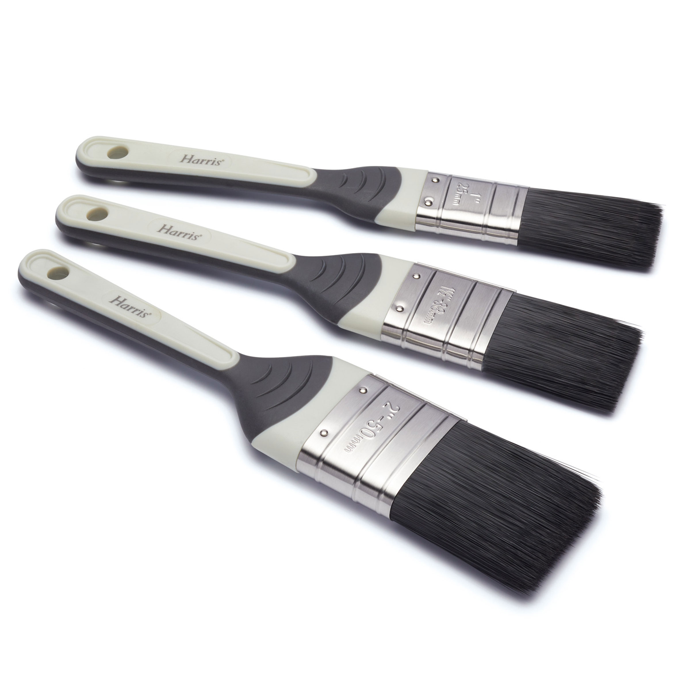 Harris 102021010 Seriously Good Woodwork Gloss Paint Brush (Pack of 3)