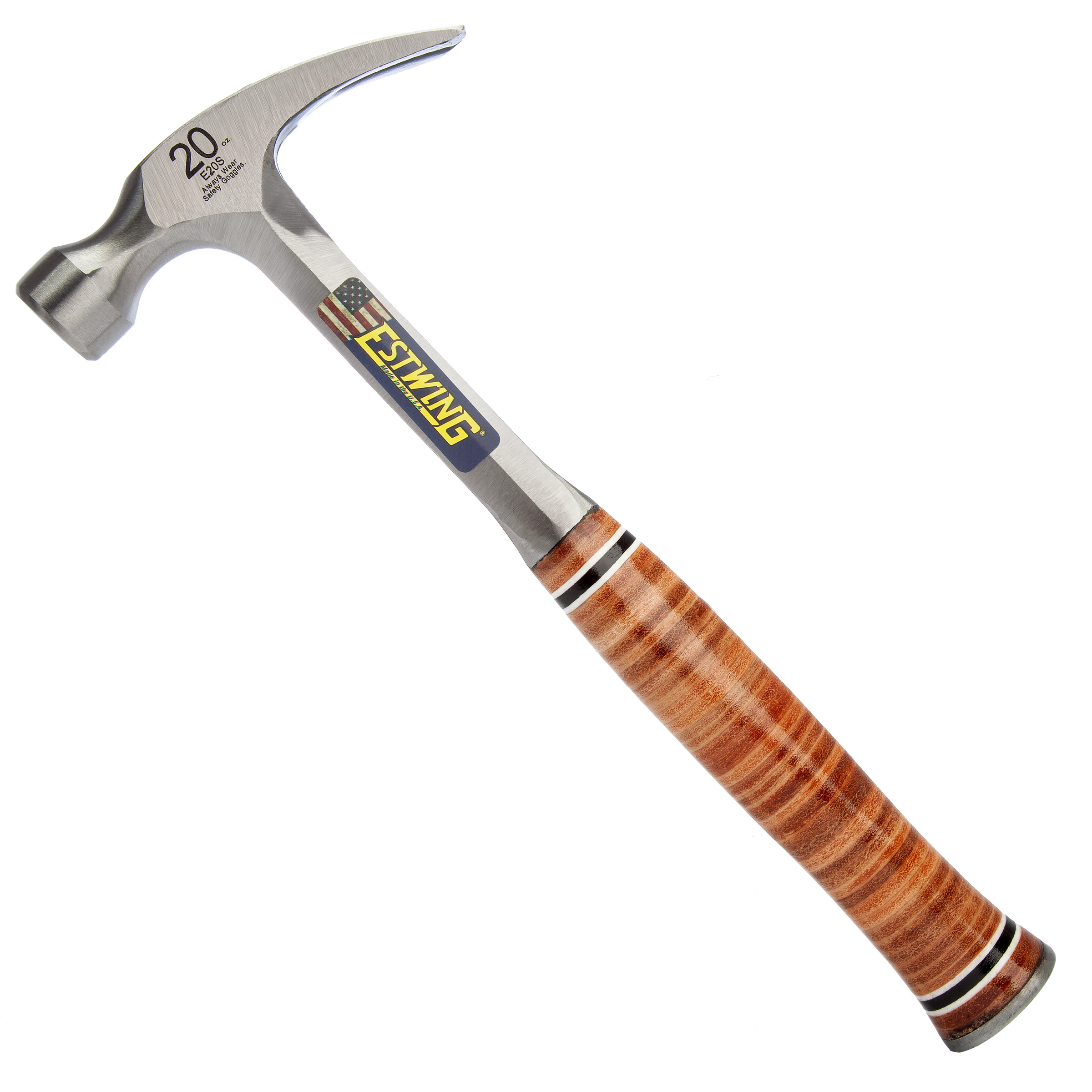 Estwing E20S Leather Grip Rip Claw Hammer 20oz