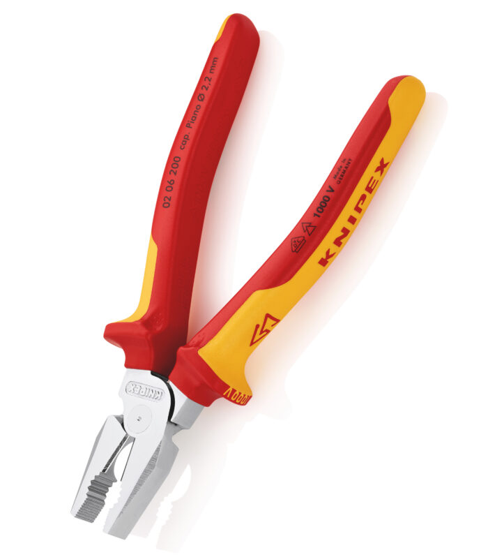 Knipex 02 06 200 SB VDE High Leverage Combination Pliers 200mm