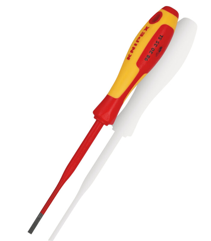 Knipex 98 20 35 SL VDE Slim Slotted Screwdriver 3.5mm
