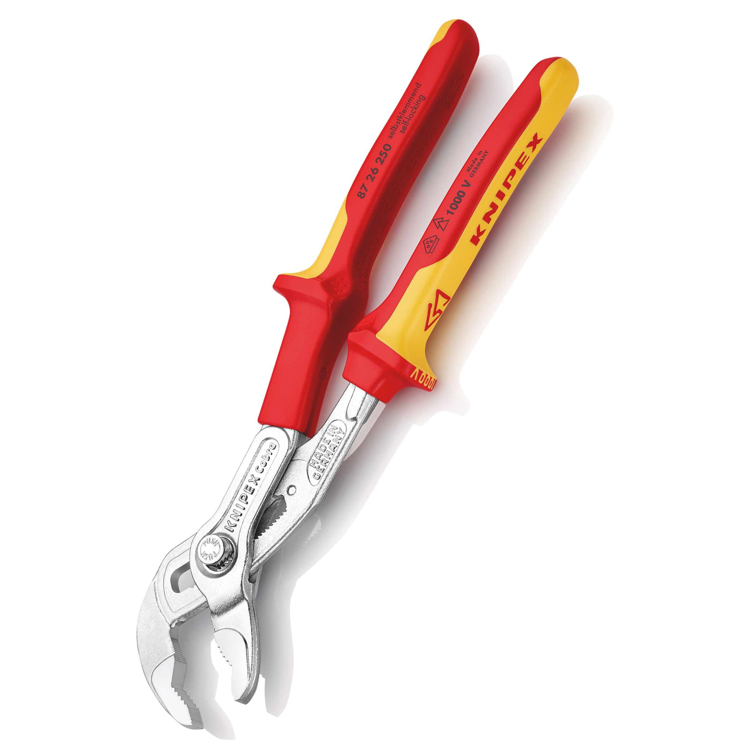 Knipex 87 26 250 SB Cobra VDE Insulated High-Tech Water Pump Pliers 250mm