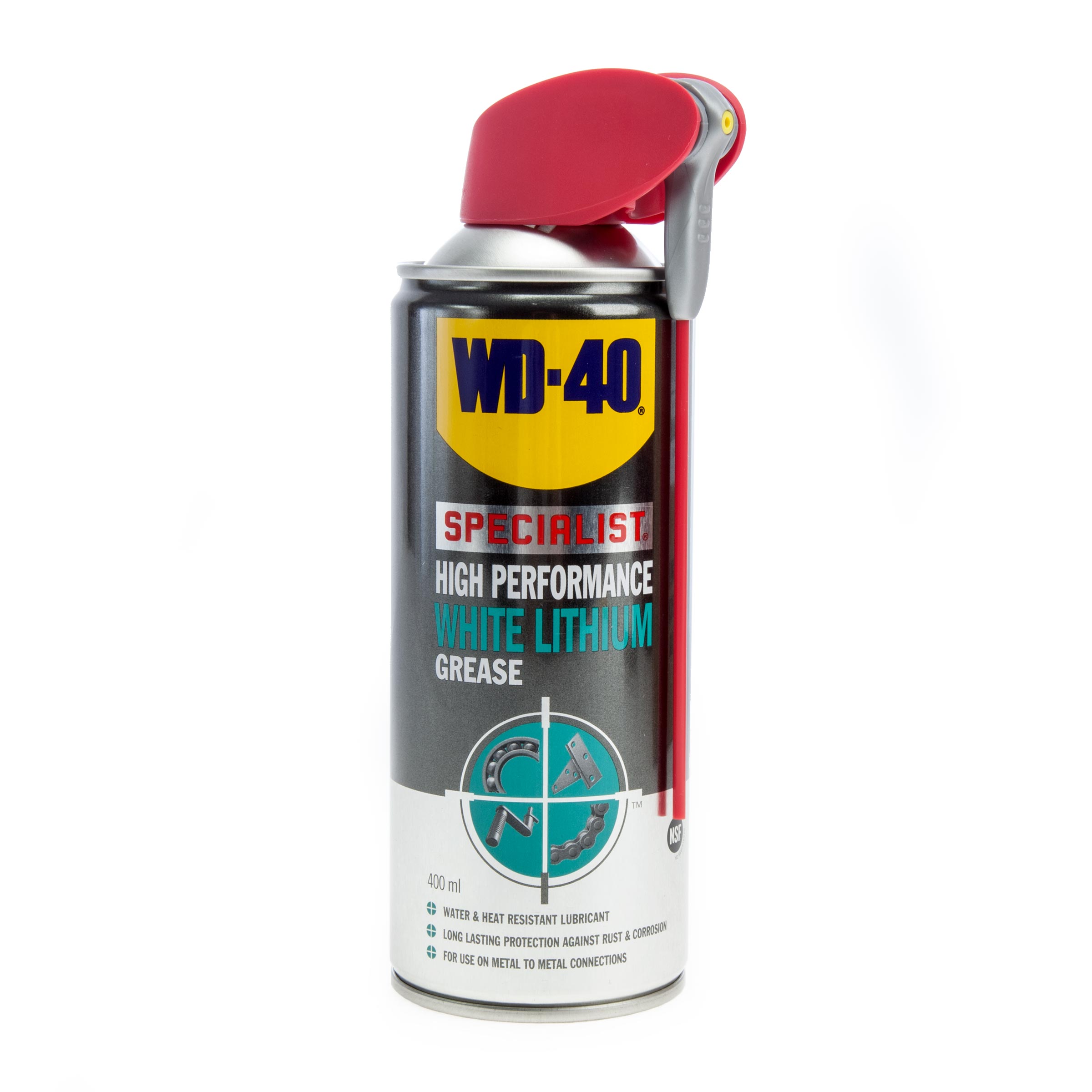 WD-40 Specialist White Lithium Grease 400ml (Pack of 12)
