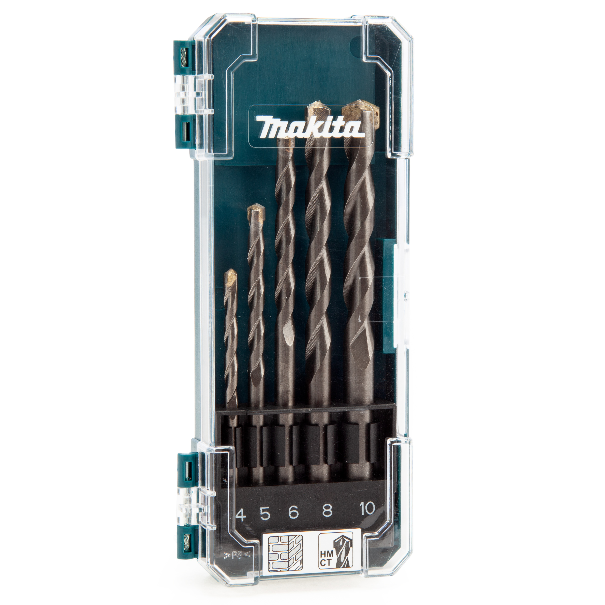 Makita D-72877 TCT Concrete Drill Bit Set (5 Piece)