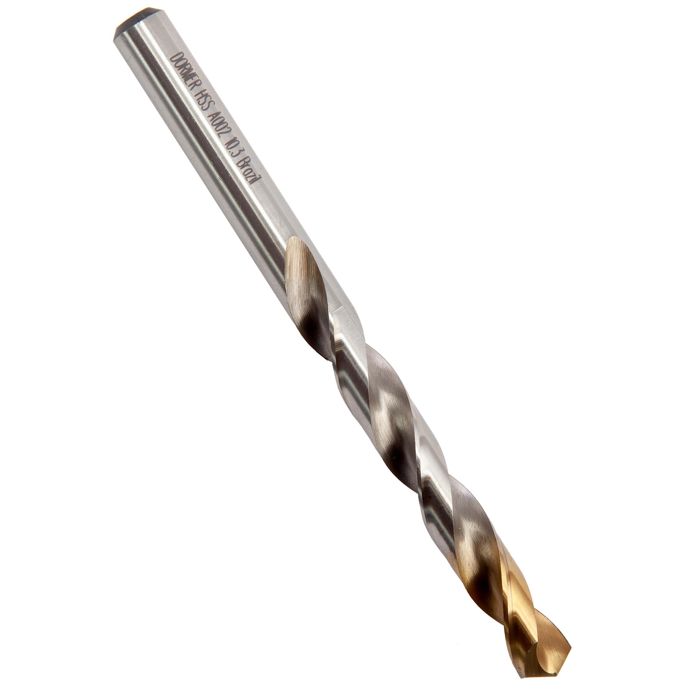 Dormer A002 HSS TiN Coated Tip Jobber Drill Bits 10.3mm (Box Of 5)