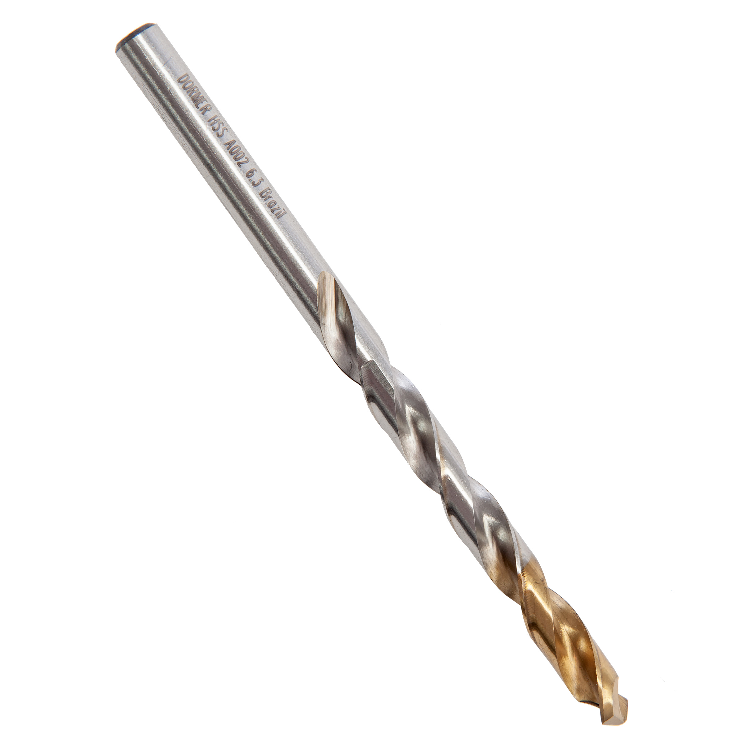 Dormer A0026.3 HSS TiN-Tip Jobber Drill Bit 6.3mm (Pack of 10)