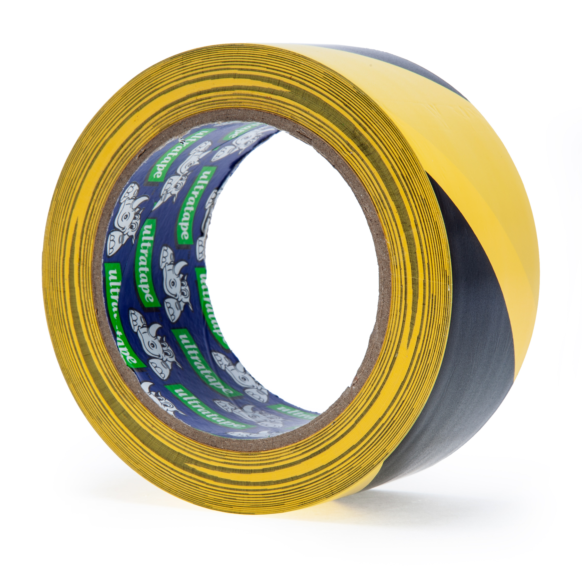 Ultratape 00225033BYUL Rhino Black/Yellow Hazard Warning Tape 50mm x 33m