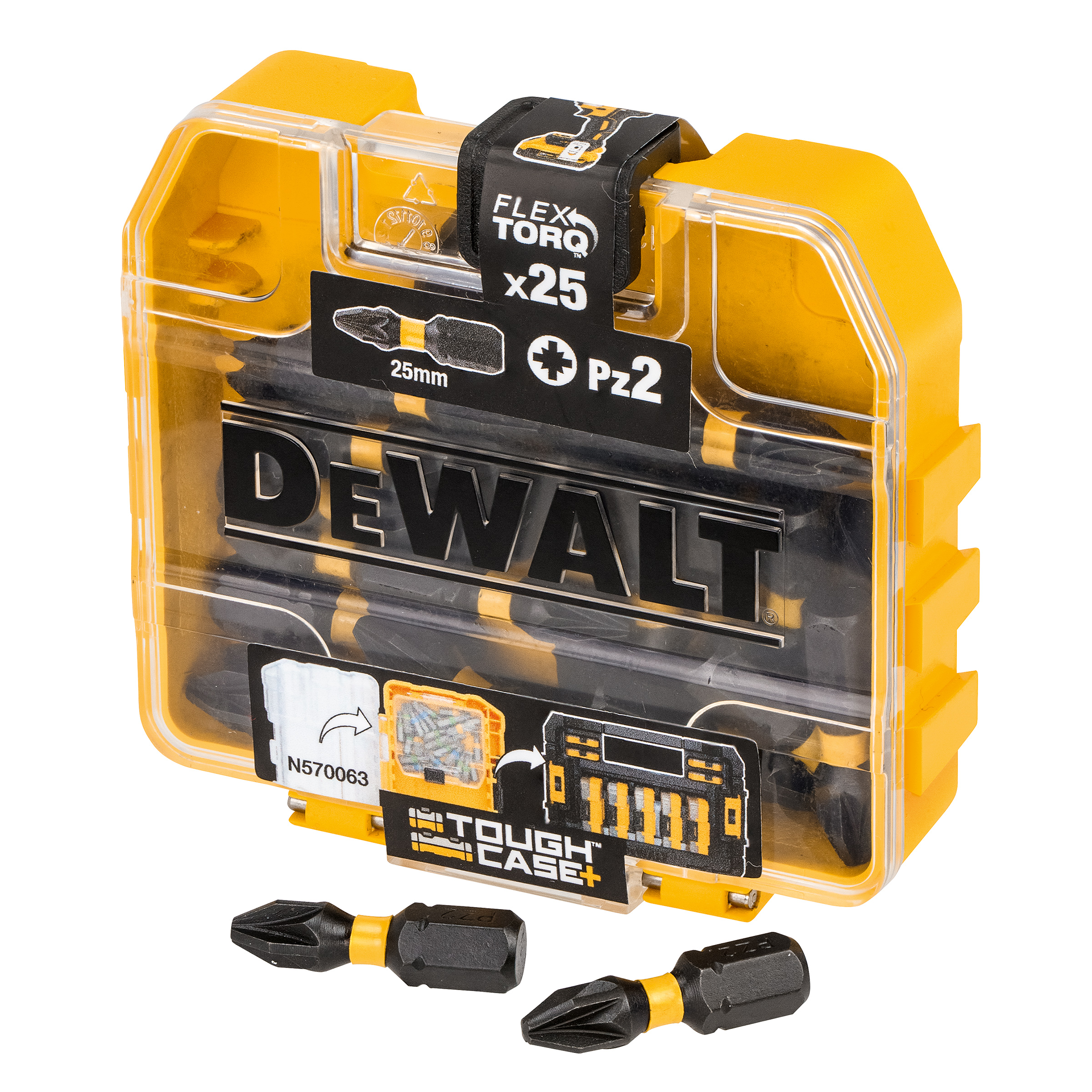 Dewalt DT70556T EXTREME FLEXTORQ Screwdriver Bit PZ2 x 25mm (Pack of 25)