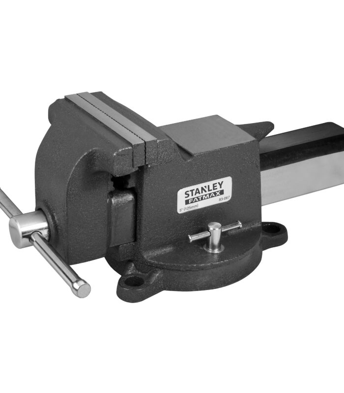 Stanley 1-83-067 MaxSteel Heavy-Duty Engineers Bench Vice 5 Inch / 125mm