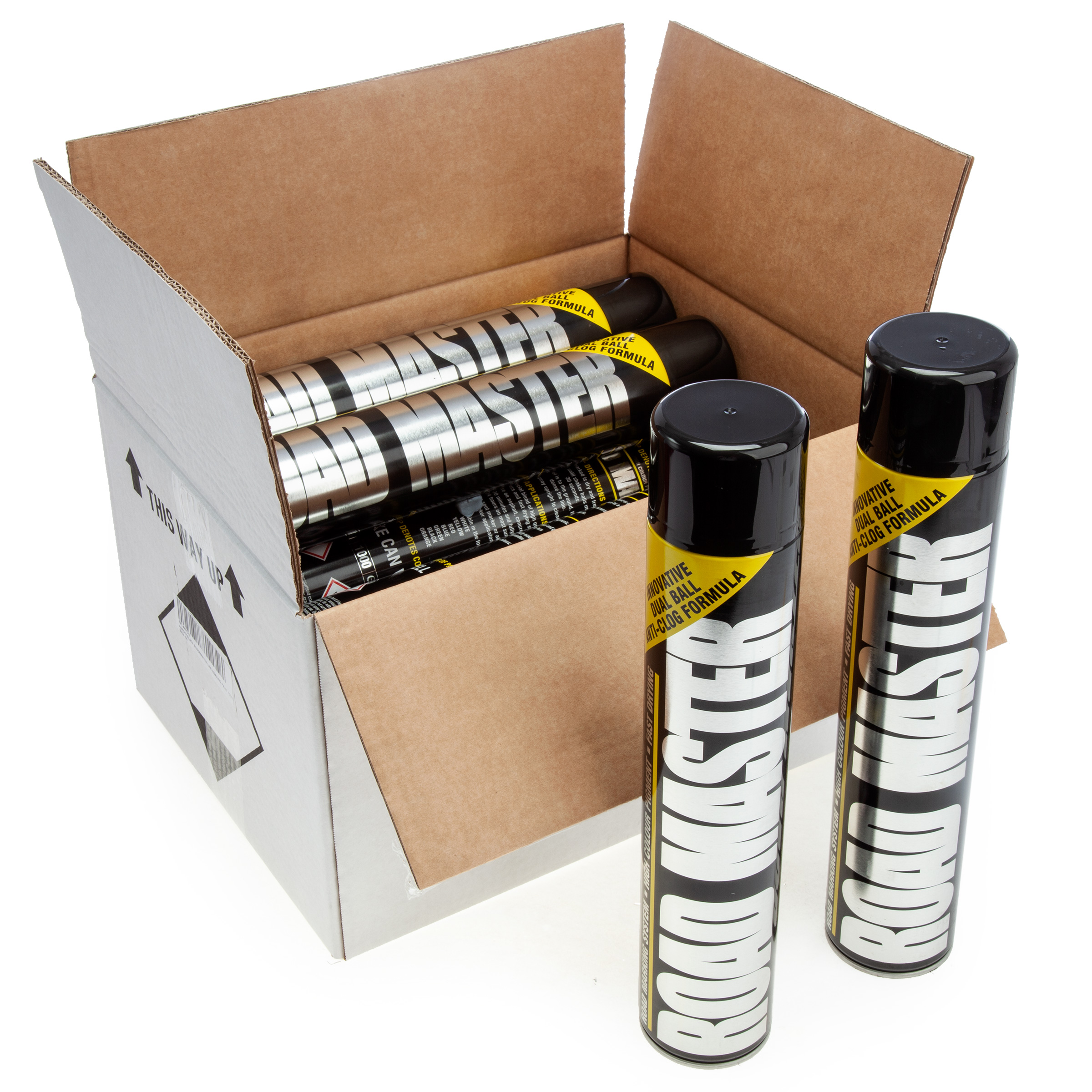 Roadmaster AARO12 Black Line Marking Paint 750ml (Box of 12)