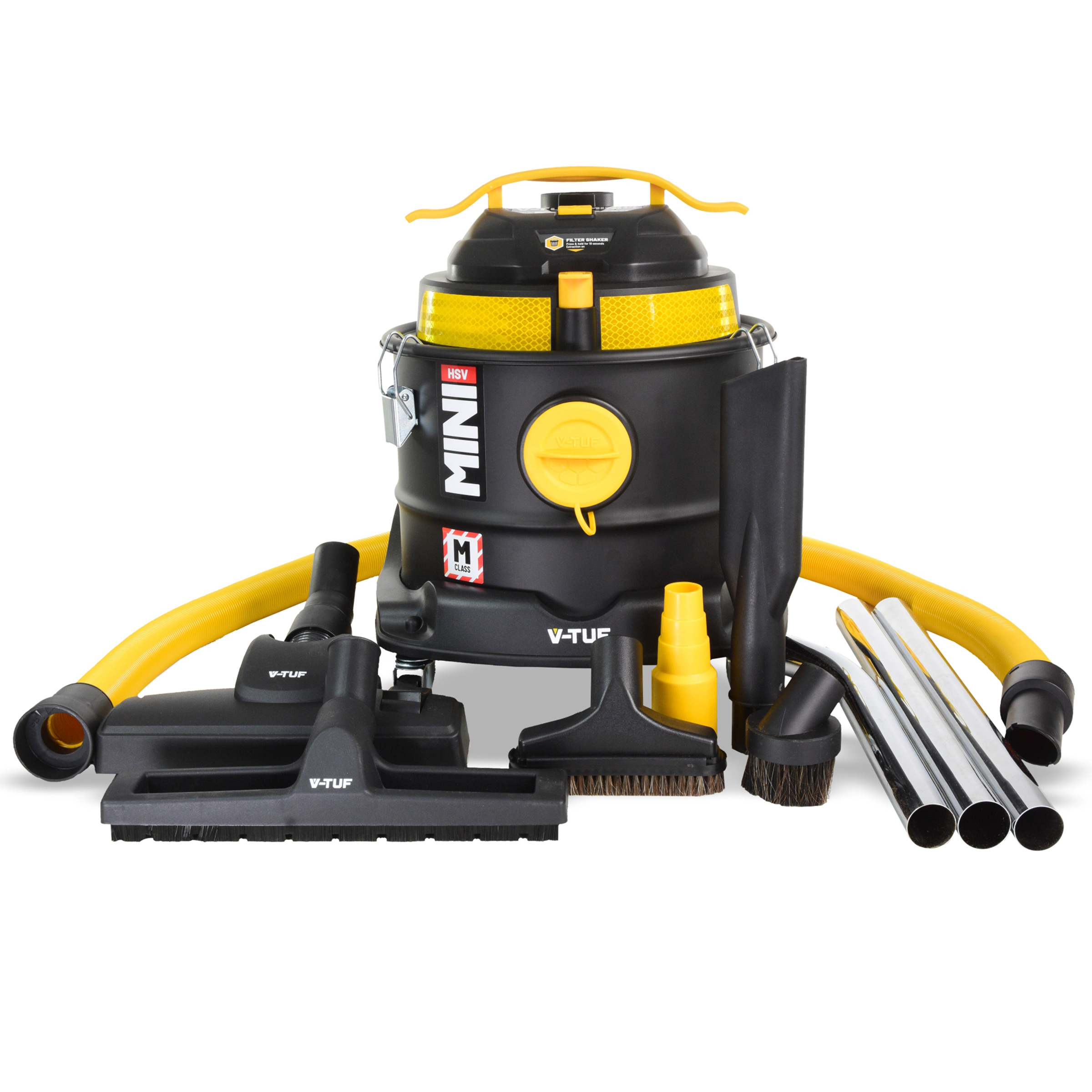 V-TUF MINI HSV M-Class Dust Extractor - Health & Safety Version with 5 Dust Bags (240V)