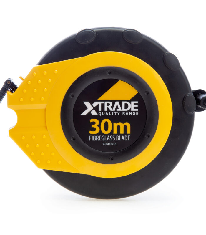 XTrade X0900033 Fibreglass Closed Case Tape Measure 100' / 30m