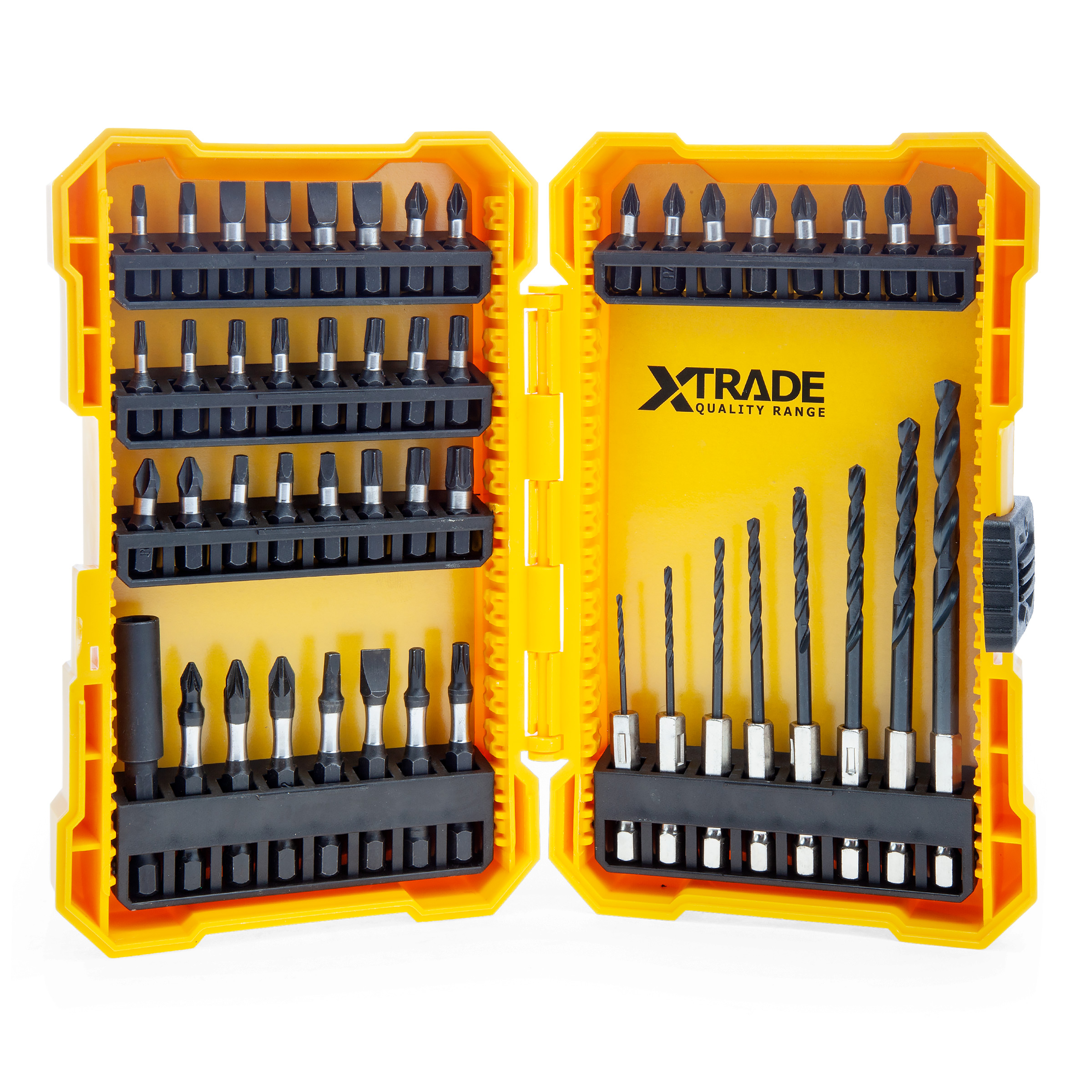 XTrade X0900075 Drill & Impact Drive Set (48 Piece)