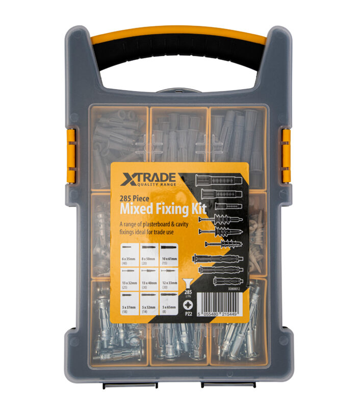 XTrade X0800012 Mixed PZ2 Fixing Kit (Pack of 285)