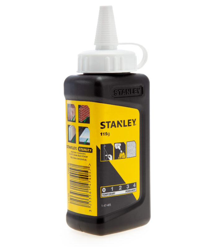 Stanley 1-47-405 White Builders Chalk 115g
