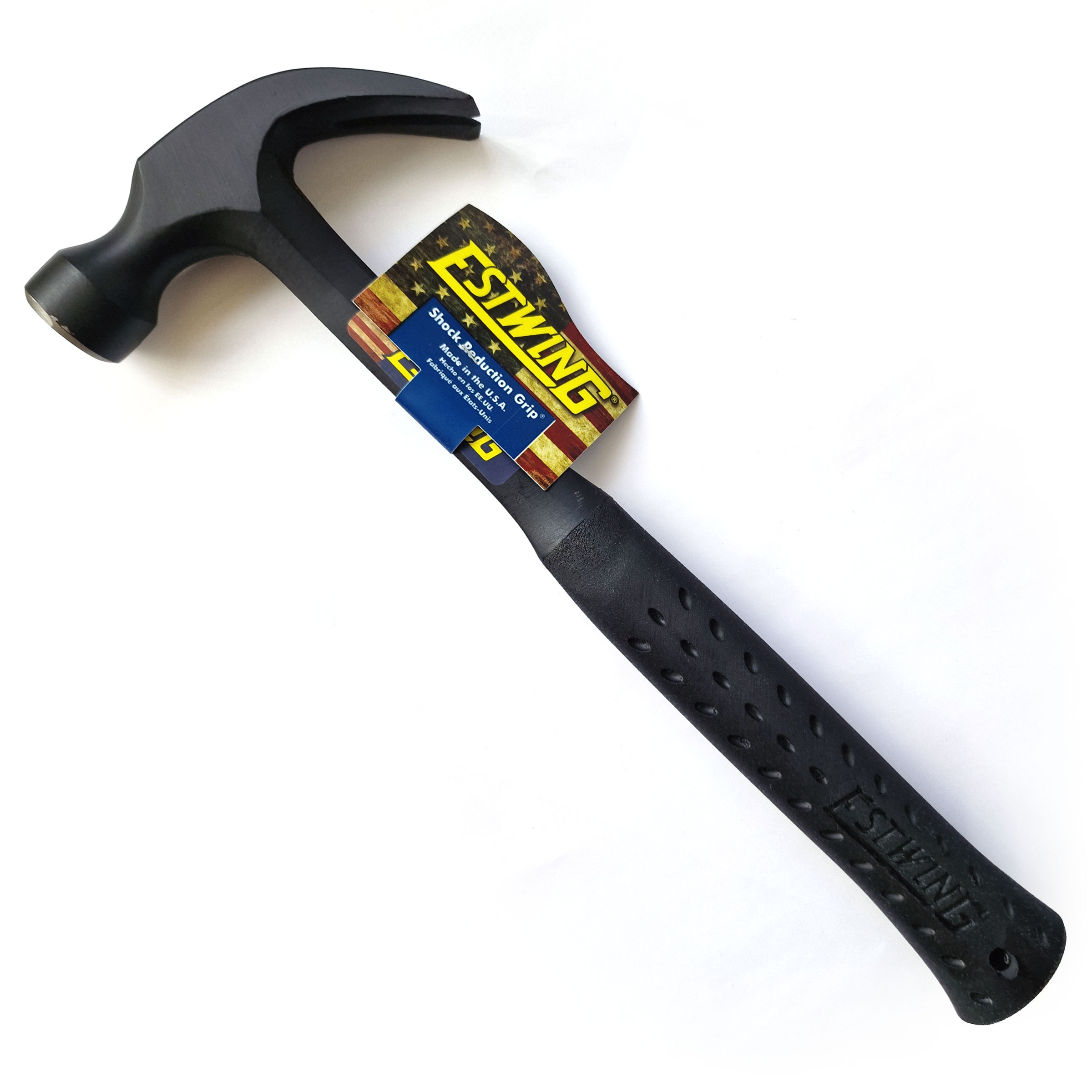 Estwing EB/20C Matte Black Vinyl Grip Curved Claw Hammer 20oz
