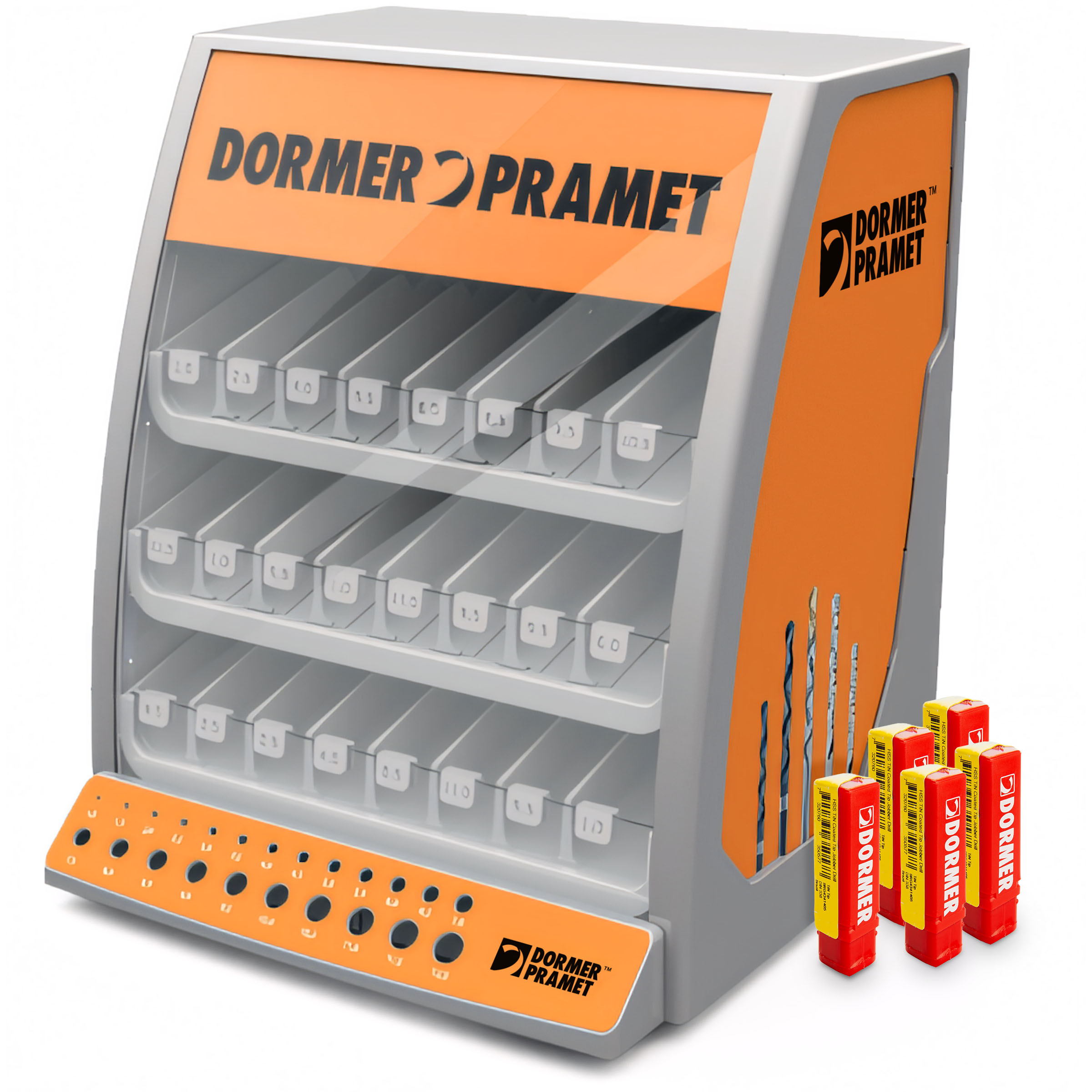 Dormer A080DOR Display Stand with A002 Drill Bits