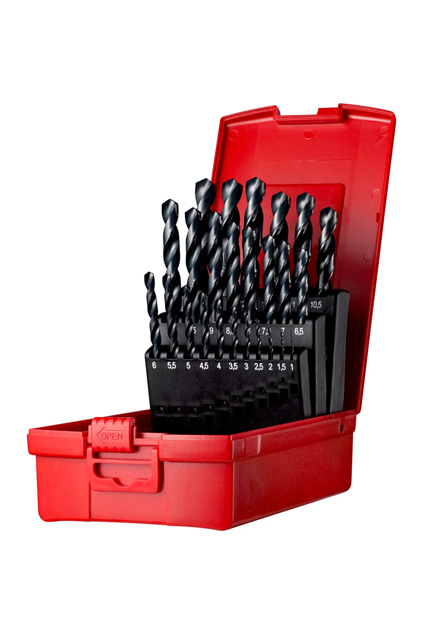 Dormer A190204 HSS Twist Drill Bit Set in Case (25 Piece)
