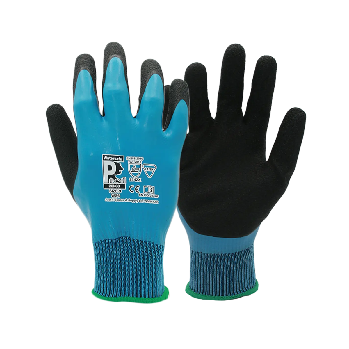 PRED Congo Watersafe Gloves Size 6 (XS) - 10 Pairs