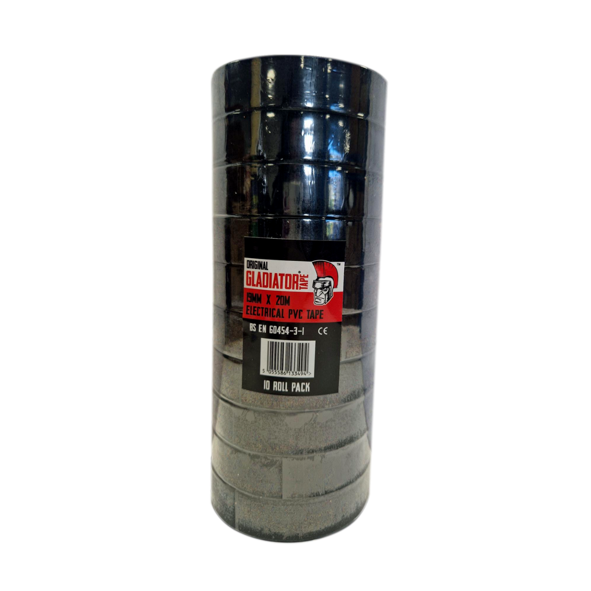 Gladiator Electrical PVC Tape 19mm x 20m (Black) - Box of 10