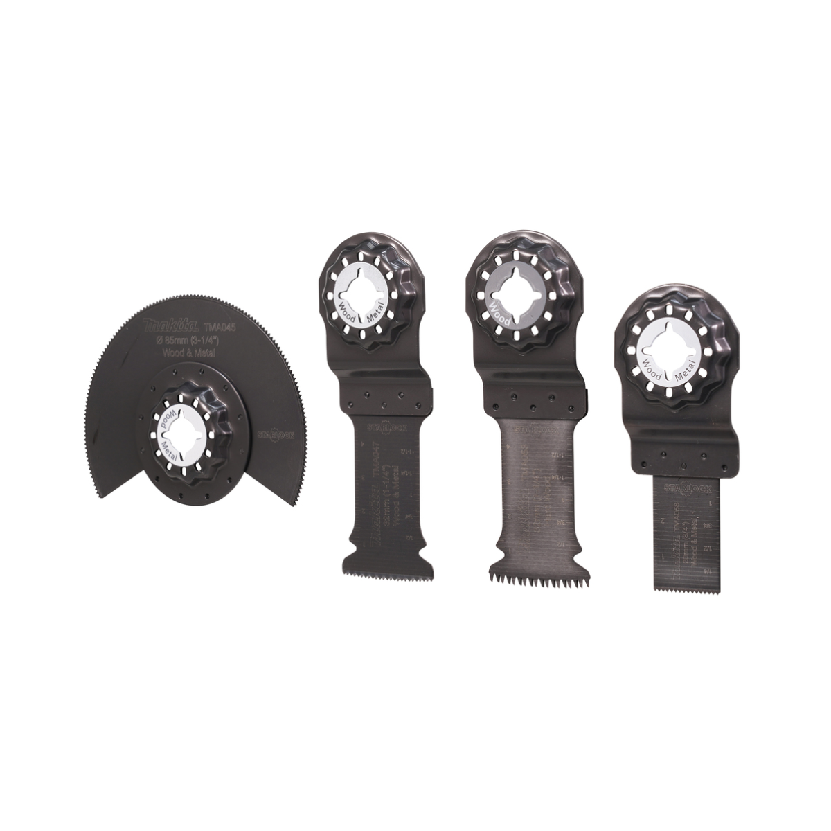 Makita B-67480 Starlock Plunge Cut Multi-Tool Blade Set (4-Piece)