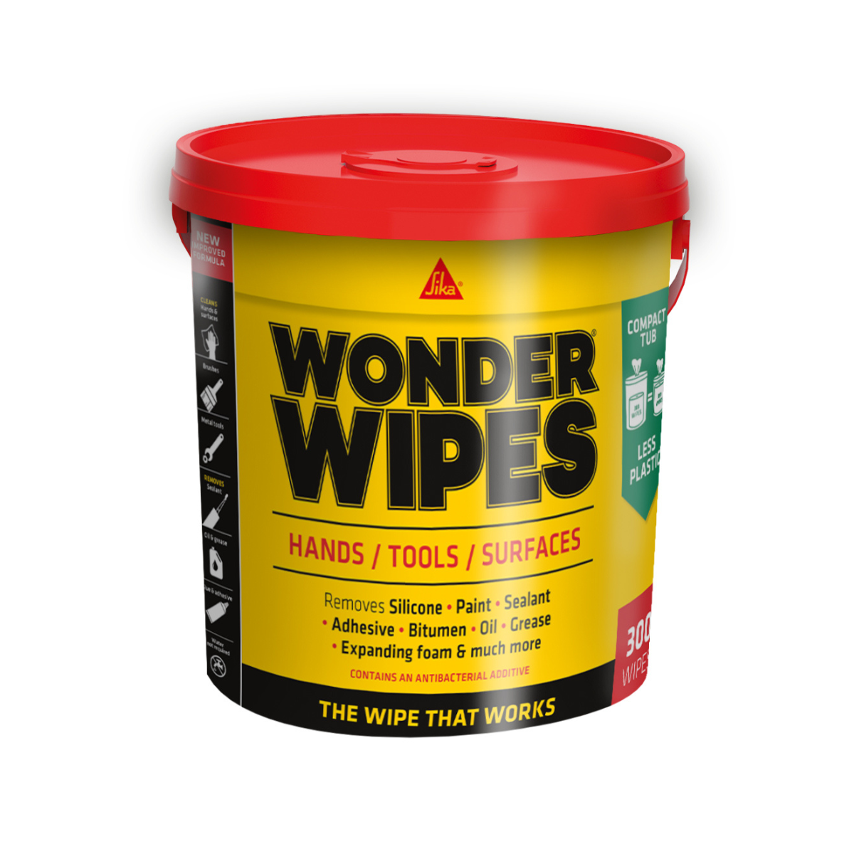 Sika Wonder Wipes (Tub of 300 Wipes)