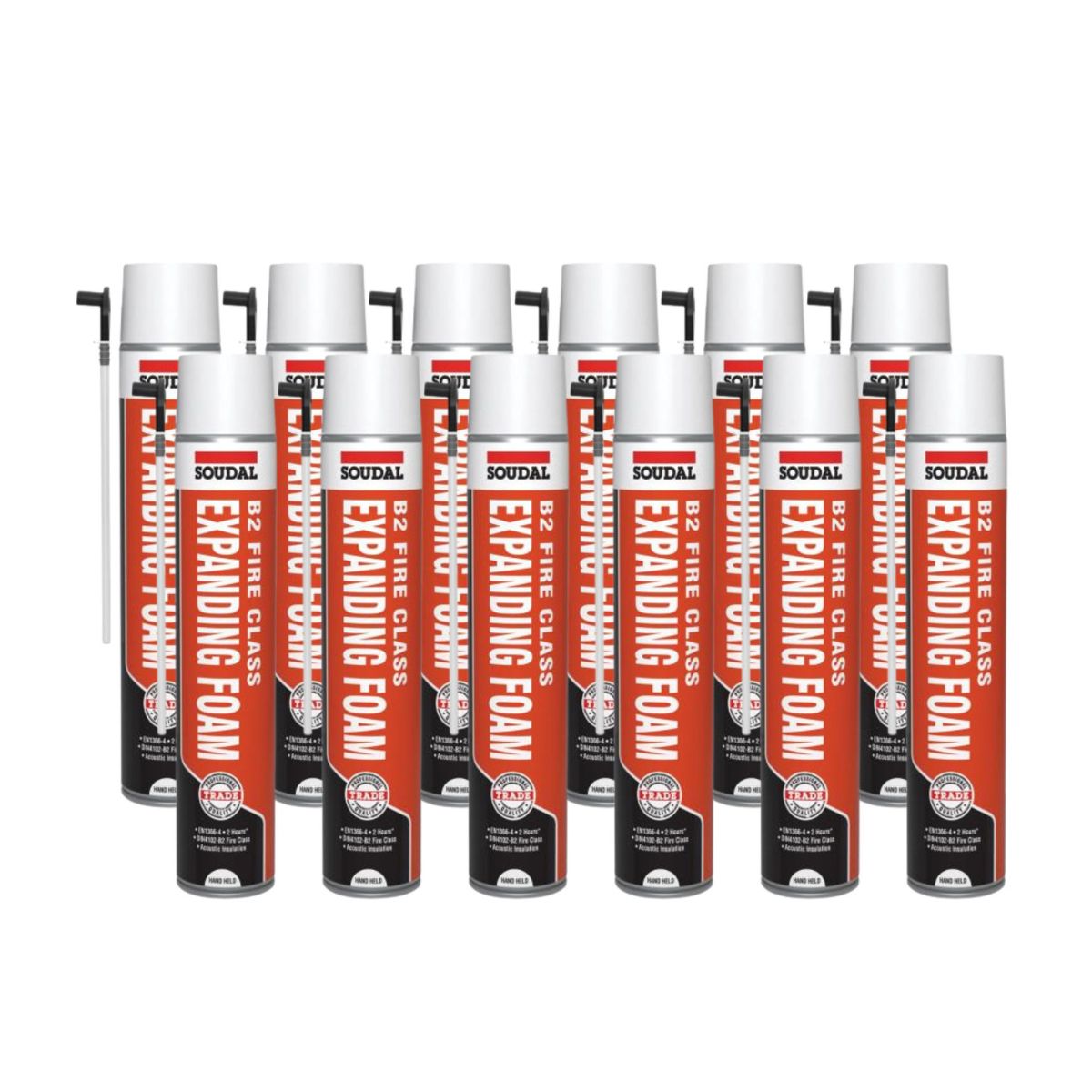 Soudal Trade Handheld Expanding Foam B2 750ml (Box of 12)