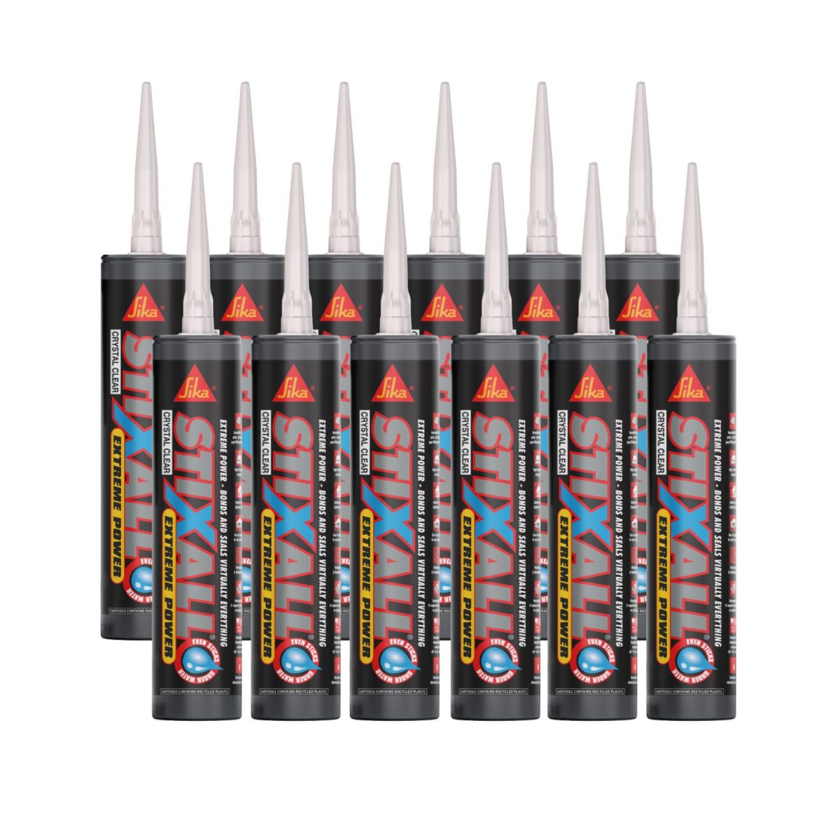 Sika Stixall Extreme Power Adhesive/Sealant 290ml (Clear) - Box of 12