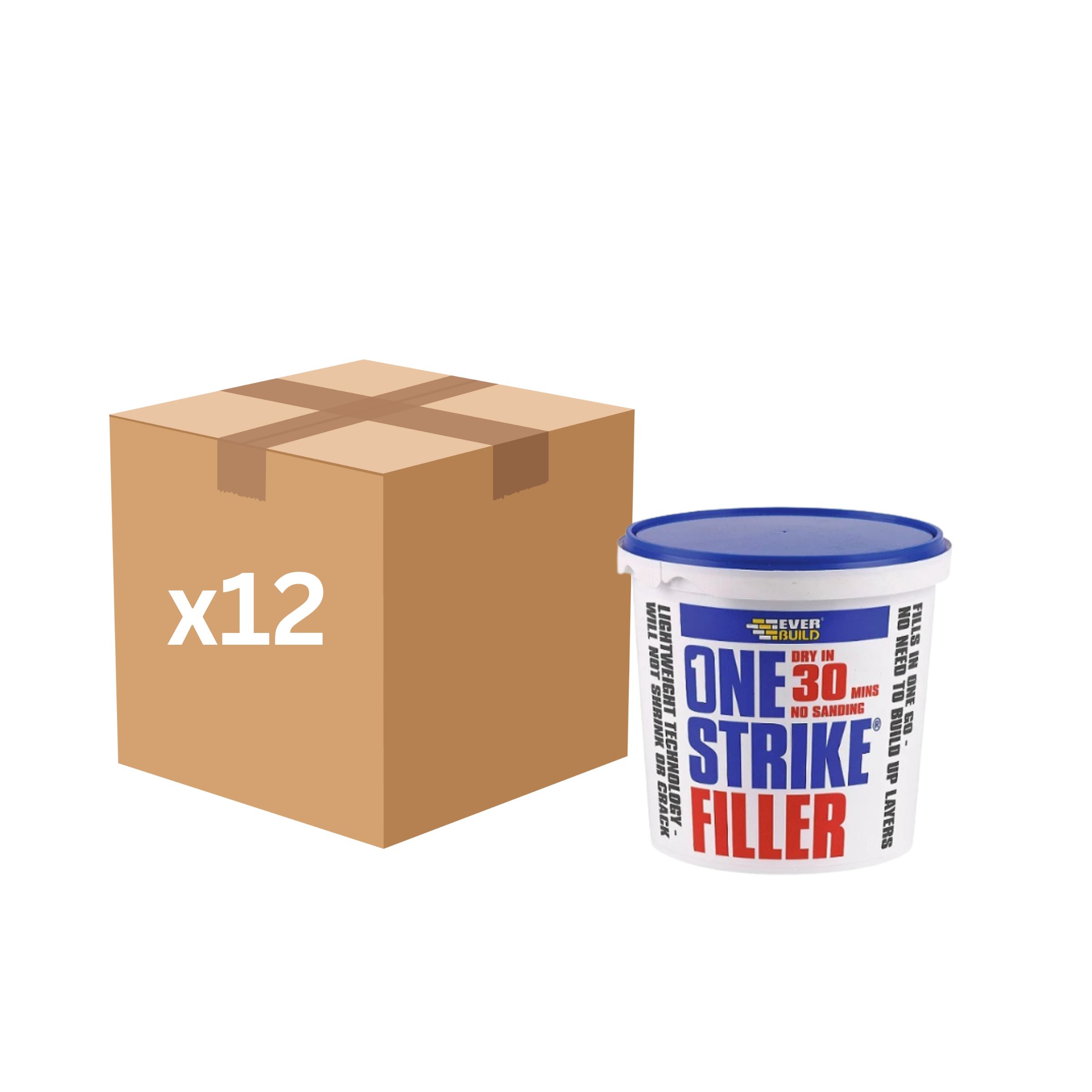 Everbuild One Strike Filler 450ml (Box of 12)