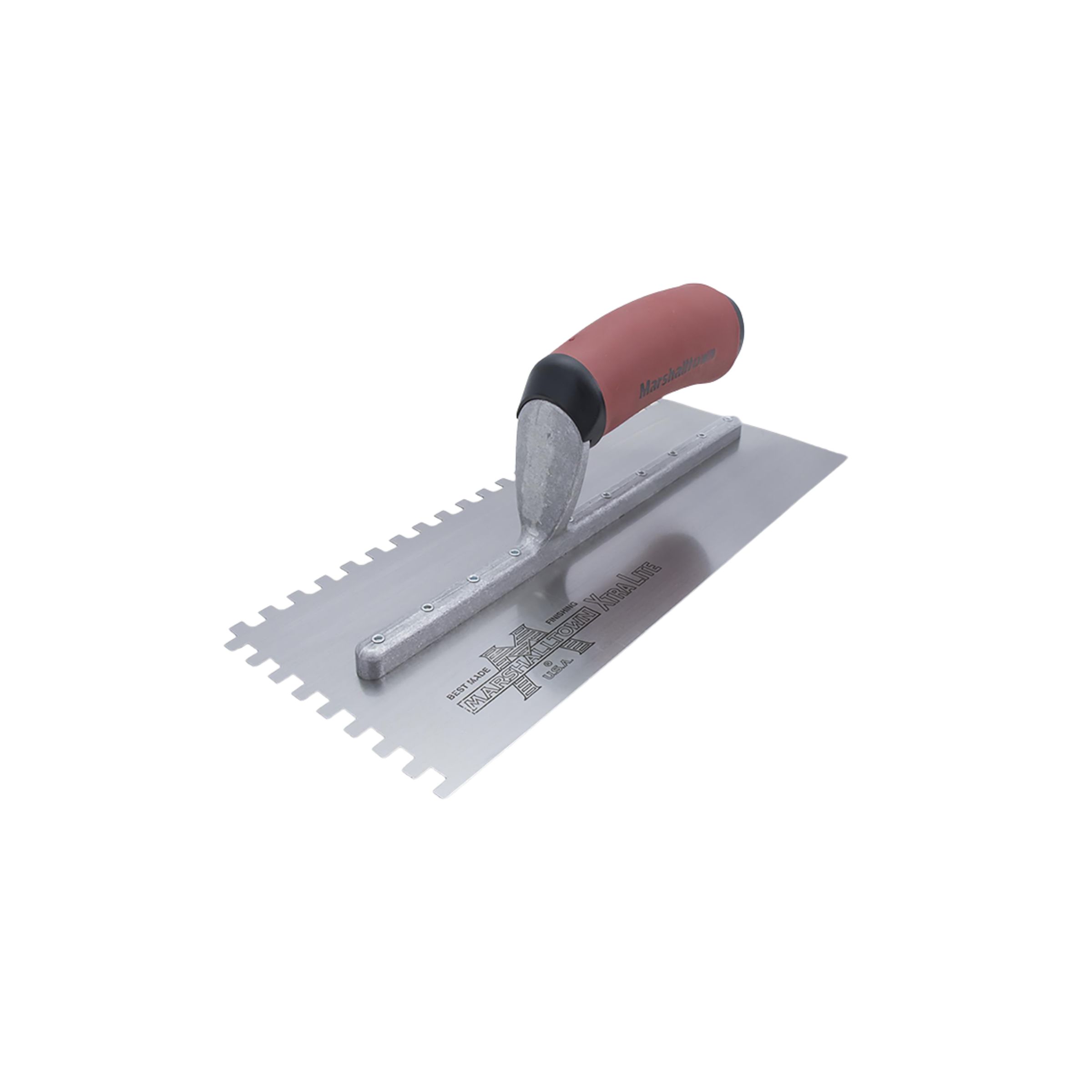 Marshalltown M5779SSDXH Square Notched Trowel with DuraSoft Handle 10mm
