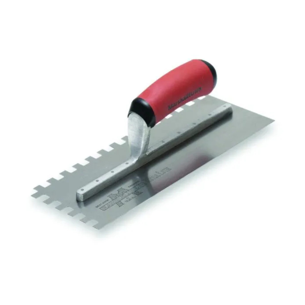 Marshalltown M502SSDXH Stainless Steel Square Notched Trowel with DuraSoft Handle 6mm