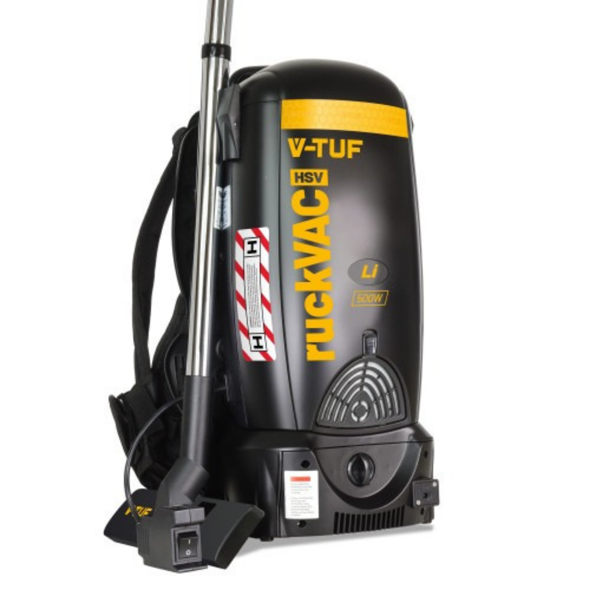 V-TUF RUCKVAC HSV 500W Cordless H-Class Backpack Vacuum (1 x Battery)