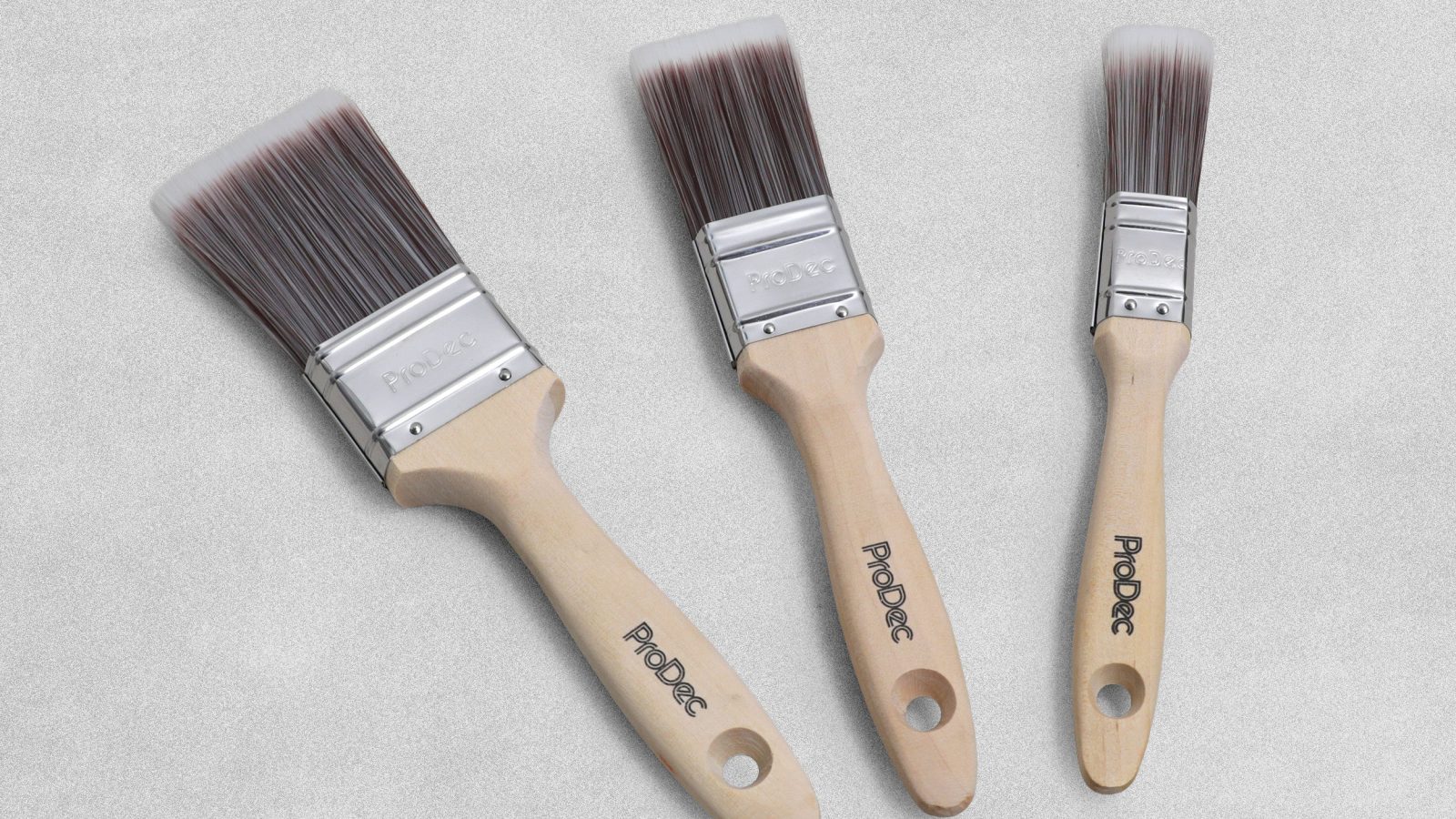 ProDec Premier Trade Professional Synthetic Paint Brush  various sizes