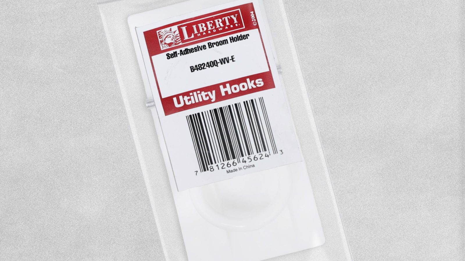 LIBERTY SELF ADHESIVE BROOM HOLDER