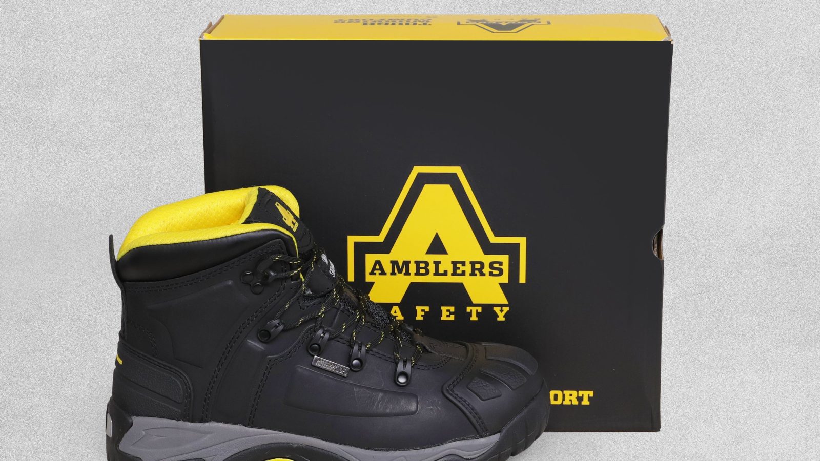 Amblers AS803 Waterproof Wide Fit Safety Work Boots Black  VARIOUS SIZES