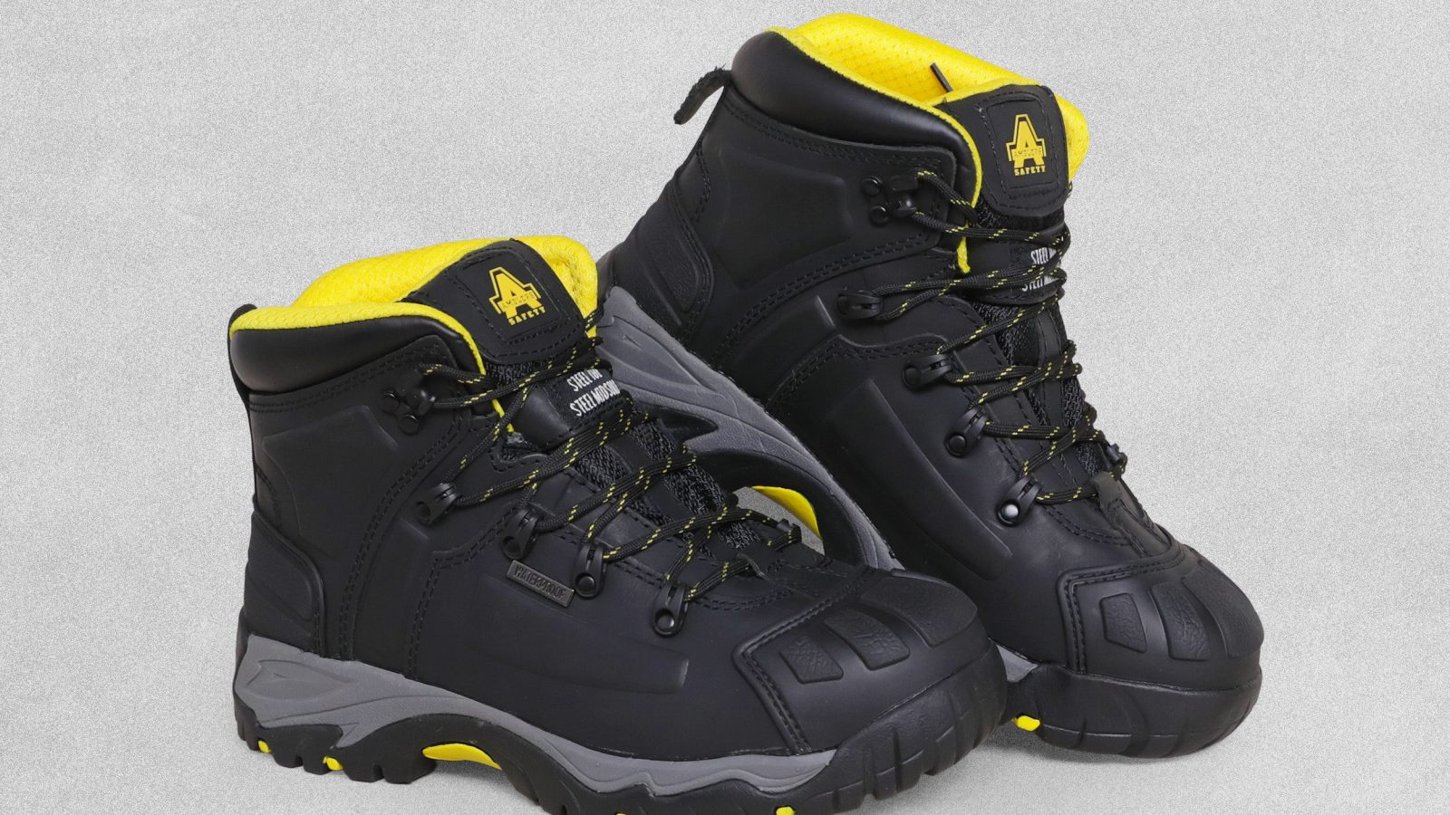 Amblers AS803 Waterproof Wide Fit Safety Work Boots Black  VARIOUS SIZES