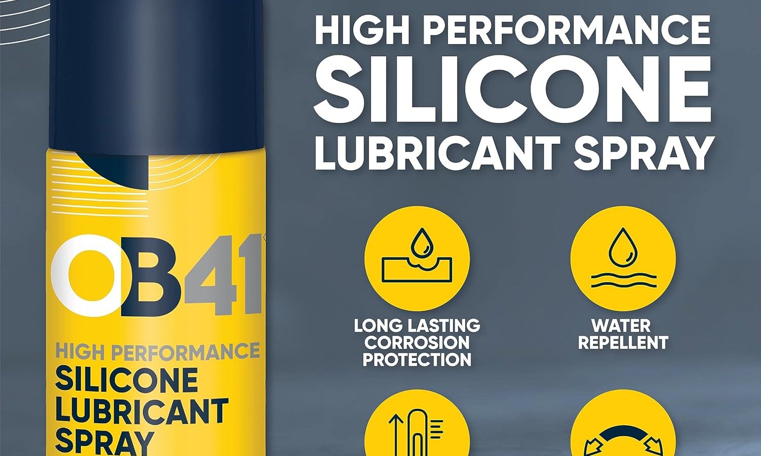 OB41 High Performance Silicone Lubricant Spray 400ml