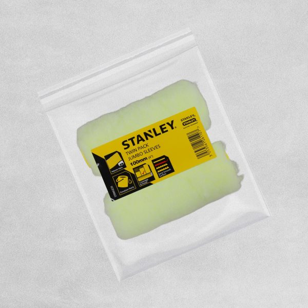 Twin Pack Jumbo Sleeves  Stanley 100mm / 4" - Pack of 2