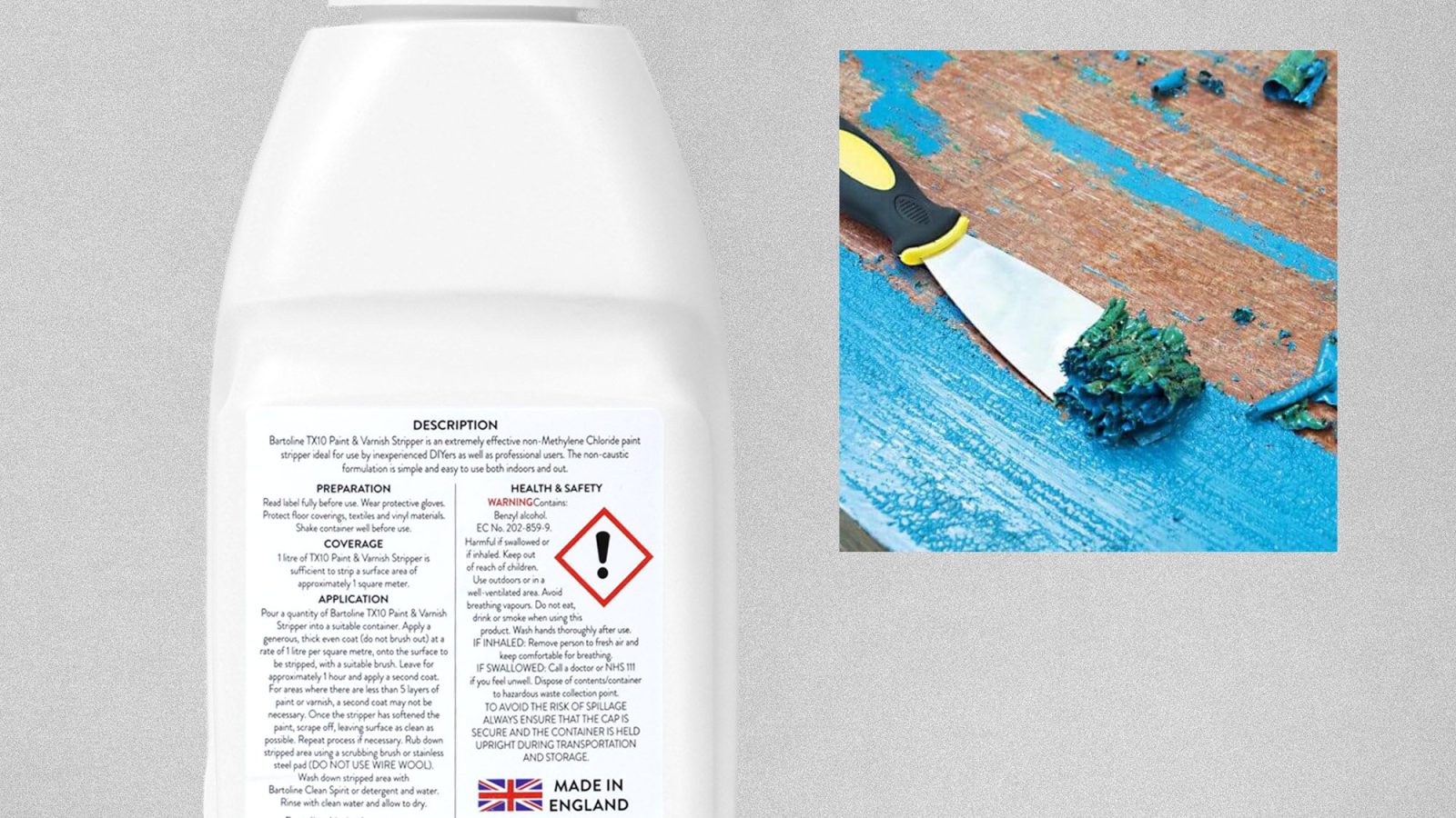 Bartoline TX10 Non-flammable Paint & Varnish Stripper – 500ml